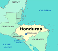 Honduras map